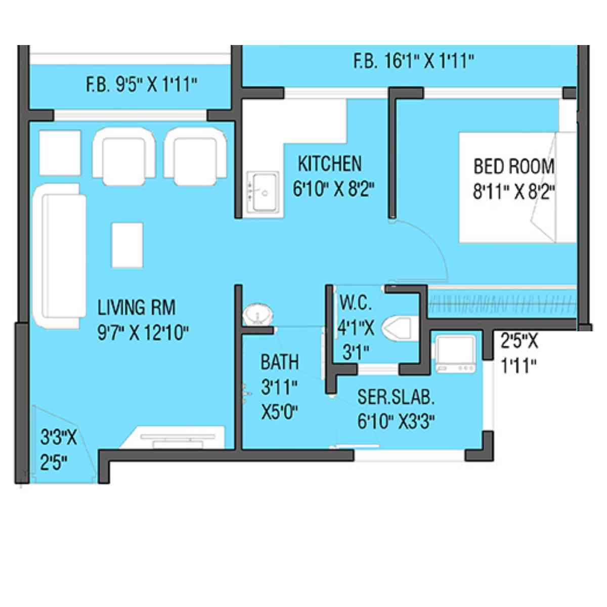 Haware-Paradise-Floor-Plan-1-BHK